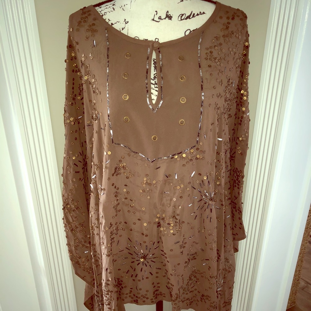 Jens Pirate Booty sequin caftan NWT